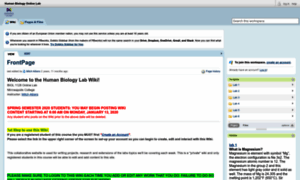 Humanbiologylab.pbworks.com thumbnail