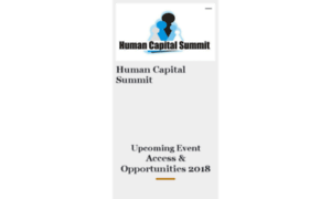 Humancapitalsummit.org thumbnail