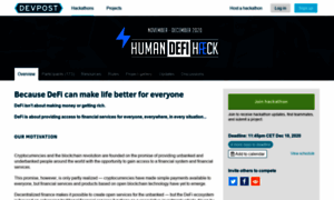 Humandefihaeck.devpost.com thumbnail