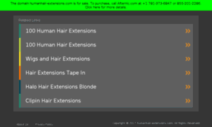 Humanhair-extensions.com thumbnail