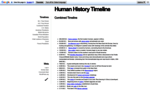 Humanhistorytimeline.com thumbnail