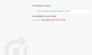 Humanlinkdirectory.com thumbnail