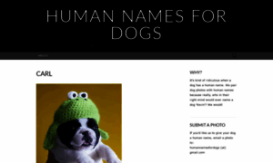 Humannamesfordogs.wordpress.com thumbnail