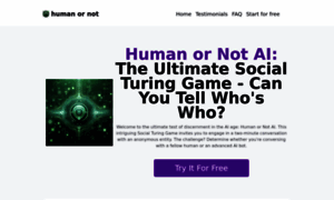 Humanornot-ai.com thumbnail