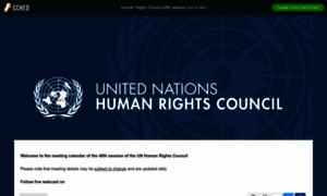 Humanrightscouncil49thsessi.sched.com thumbnail