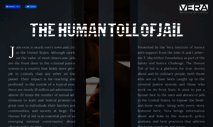 Humantollofjail.vera.org thumbnail