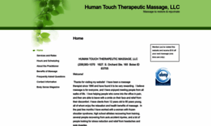 Humantouch.massagetherapy.com thumbnail