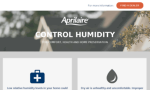 Humidifier.aprilaire.com thumbnail