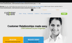 Humindia.customersquare.com thumbnail