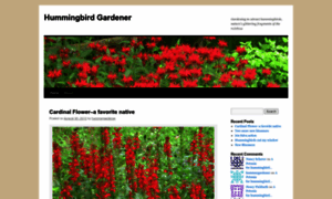 Hummingbirdgardener.com thumbnail