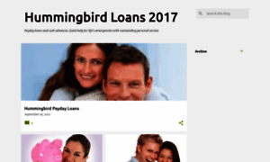 Hummingbirdloans.blogspot.com thumbnail