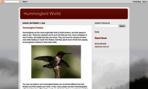 Hummingbirdworld.com thumbnail