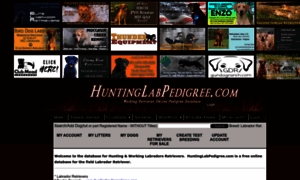 Huntinglabpedigree.com thumbnail