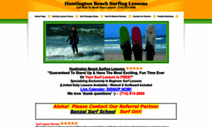 Huntingtonbeachsurfinglessons.com thumbnail