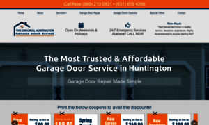 Huntingtongaragedoorrepair.com thumbnail