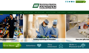 Huntsvillehospitalfoundation.org thumbnail