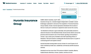 Huroniainsurance.com thumbnail