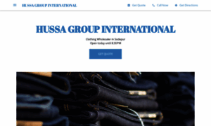 Hussagroupinternational.business.site thumbnail