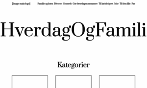 Hverdagogfamilie.dk thumbnail