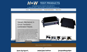 Hwtestproducts.com thumbnail