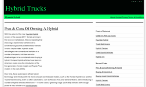 Hybridtrucksonline.com thumbnail