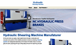 Hydraulicshearingmachine.co.in thumbnail