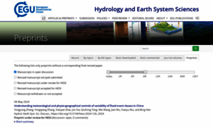 Hydrol-earth-syst-sci-discuss.net thumbnail