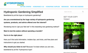 Hydroponics-simplified.com thumbnail
