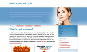 Hydroquinone.com thumbnail
