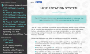 Hyip-rotation-system.com thumbnail