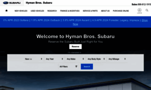 Hymanbrossubaru.com thumbnail