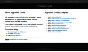 Hyperlinkcode.com thumbnail