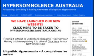 Hypersomnolenceaustralia.com thumbnail