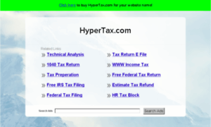 Hypertax.com thumbnail