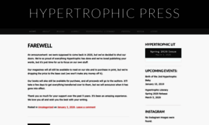 Hypertrophicpress.com thumbnail