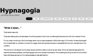 Hypnagogia.squarespace.com thumbnail