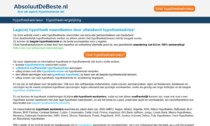 Hypotheekrente.absoluutdebeste.nl thumbnail