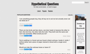 Hypothetical-questions.com thumbnail