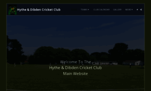 Hythe-dibdencricketclub.co.uk thumbnail