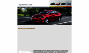 Hyundaiaccentmanual.com thumbnail