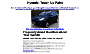 Hyundaitouchuppaint.com thumbnail