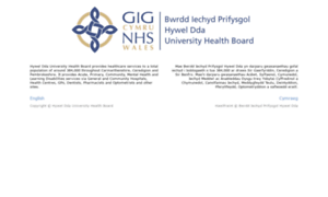 Hywelddauhb.wales.nhs.uk thumbnail