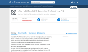 I-sound-wma-mp3-recorder-professional.software.informer.com thumbnail