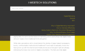 I-webtechsolutions.co.uk thumbnail