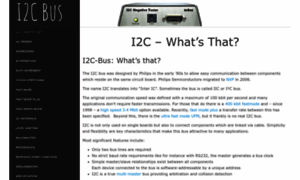 I2c-bus.org thumbnail