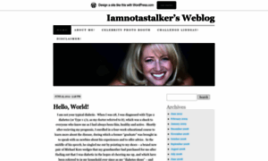 Iamnotastalker.wordpress.com thumbnail