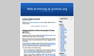 Iawebarchiving.wordpress.com thumbnail