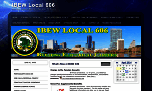 Ibew606.org thumbnail