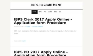 Ibpsrecruitment.net thumbnail