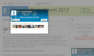 Ibpsrecruitment2012.in thumbnail